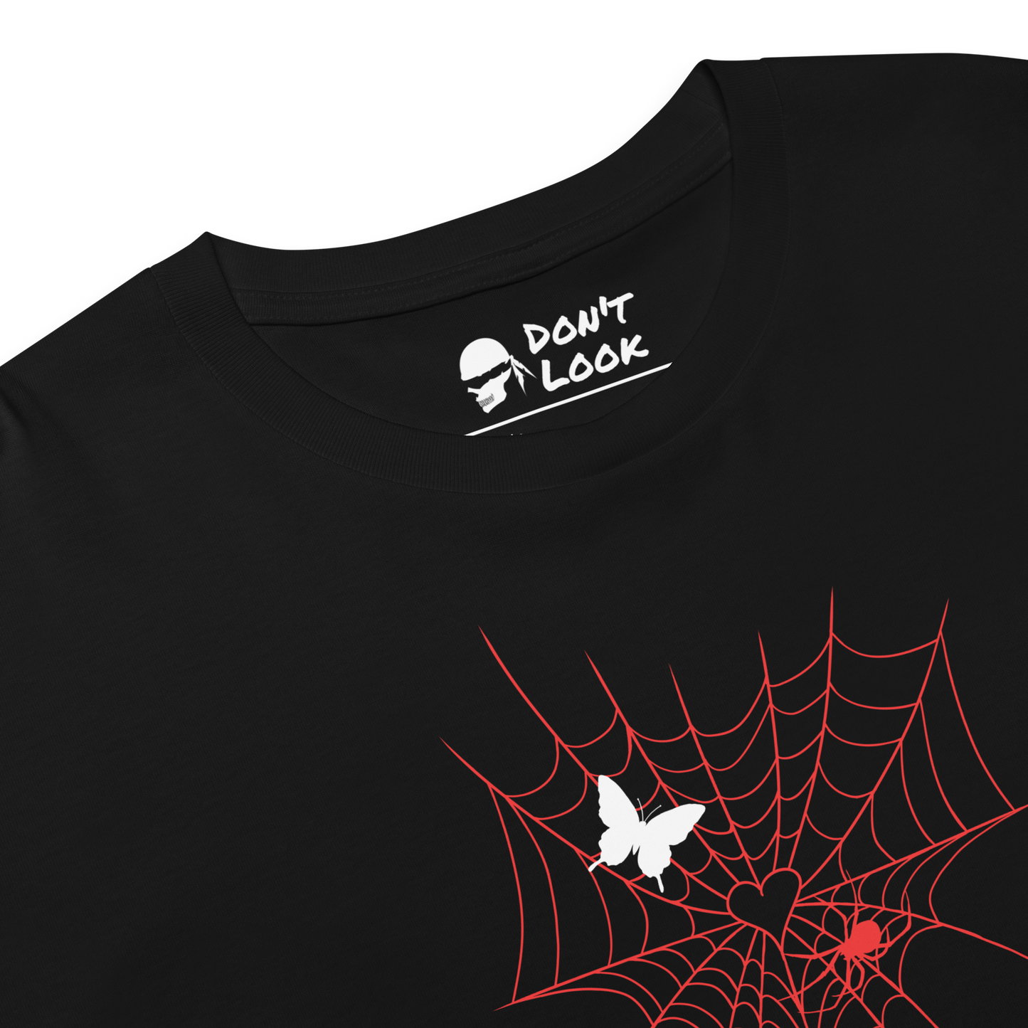 INTO MY WEB WOMEN'S CROP TOP
